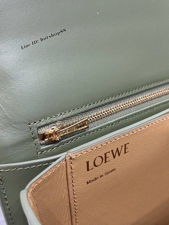 Loewe專櫃2022全新Goya系列中號手袋 羅意威爆款純色全皮肩背斜挎女包 lyw1067